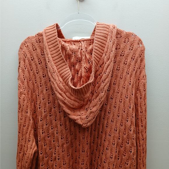 EVY'S Tree Women's The Bernadette Everyday Luxury Life Knit Hooded Cardigan 2X - Picture 8 of 10